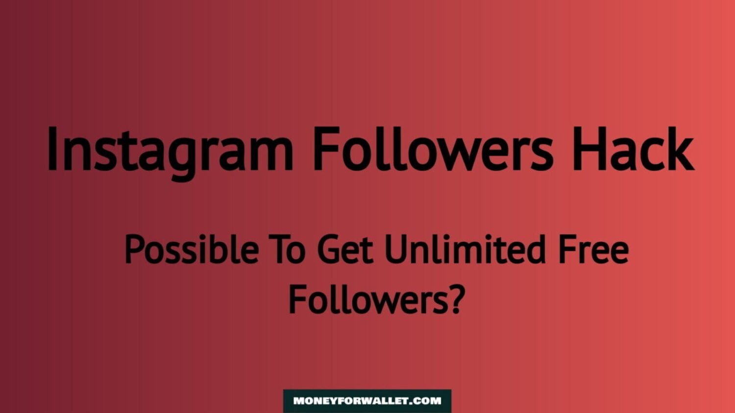 get instagram followers hack