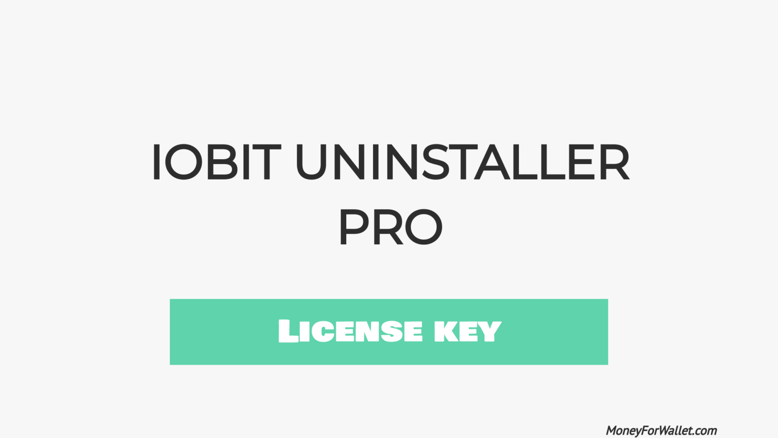 iobit uninstaller 7 pro key