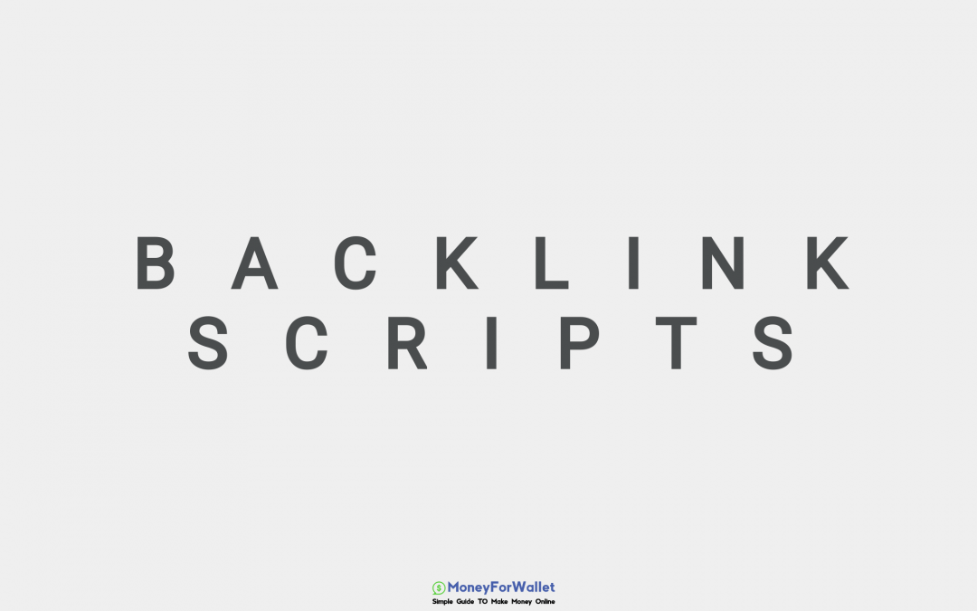 Buy Backlink Script: Start Own Backlink Maker or Generator Website