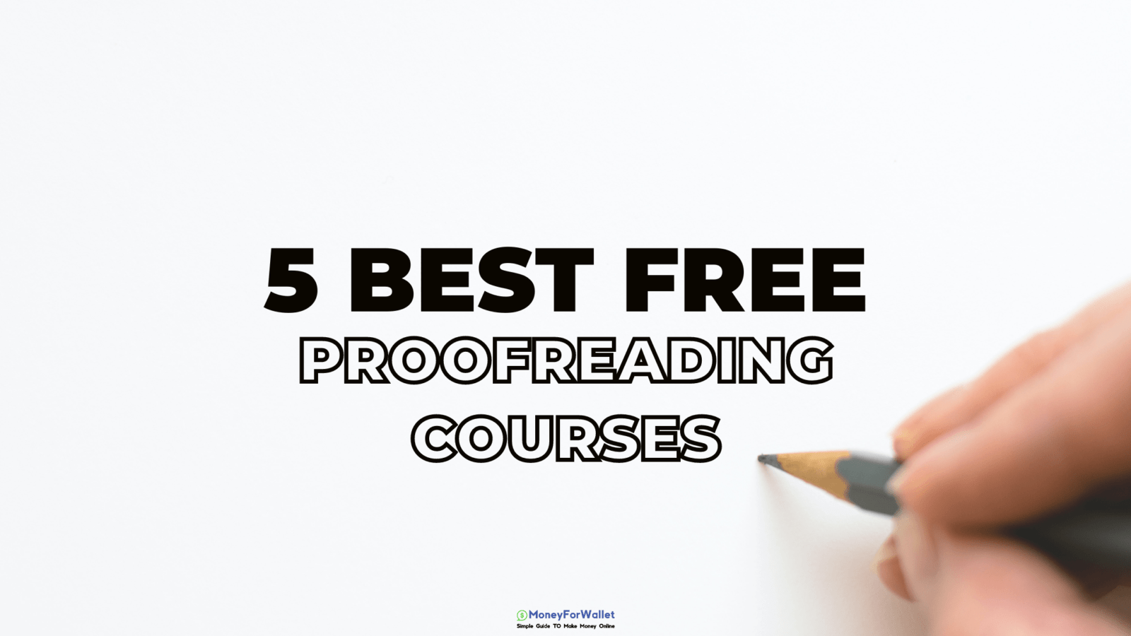 online proofreading courses free