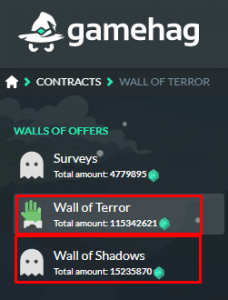 Wall of Terror and Shadows